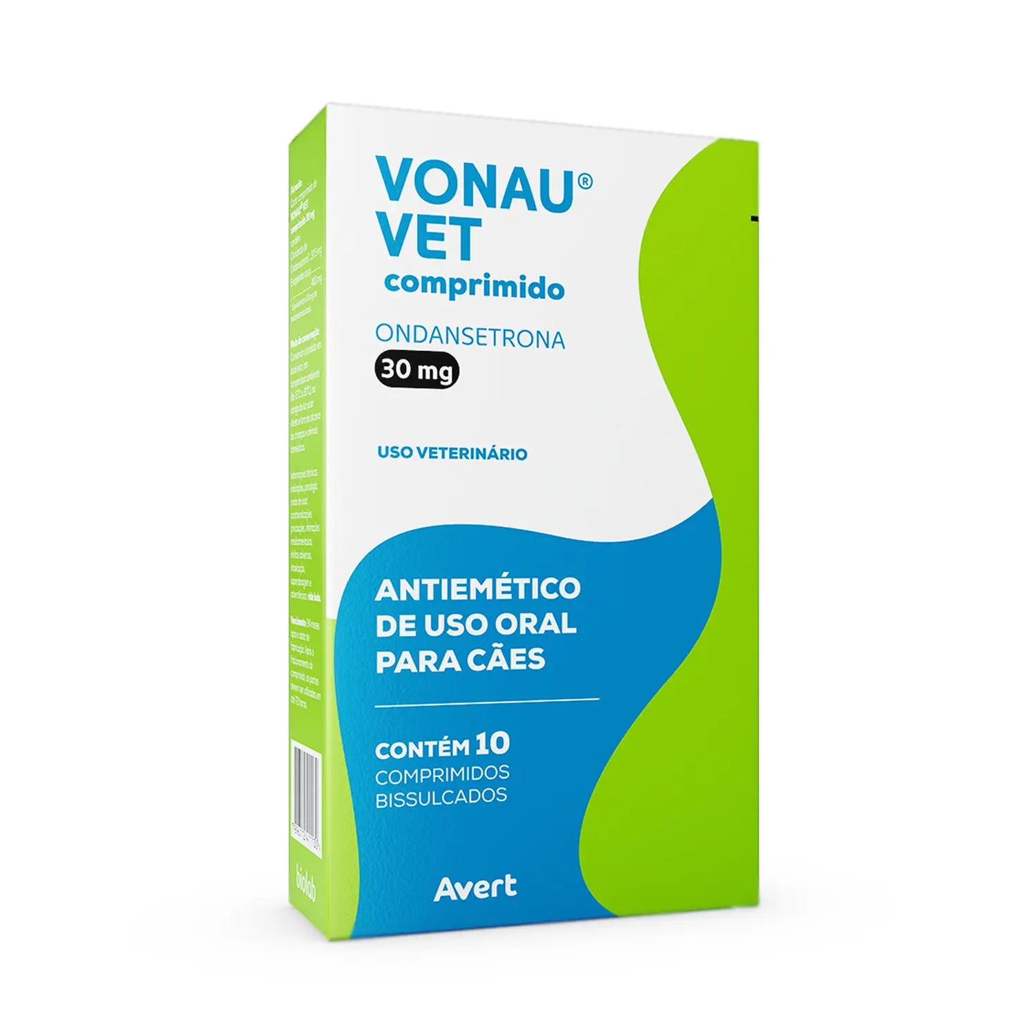 Vonau Vet 30 mg Antiemetico para Caes 10 comprimidos